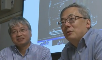 UNC Physics professors Jianping Lu and Otto Zhou.