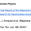 The Majorana Demonstrator project article has the most downloads under Nuclear Physics section